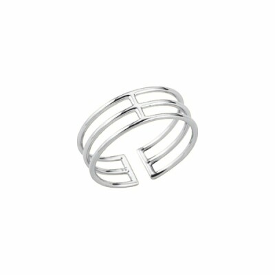 Bague small Les Georgettes Les Cumulables, finition argentée, taille 56