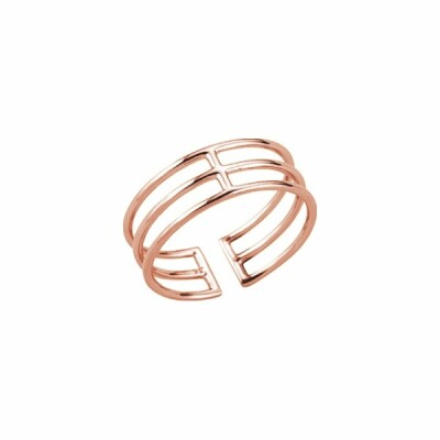 Bague small Les Georgettes Les Cumulables, finition dorée rose, taille 56