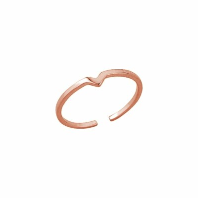 Bague small Les Georgettes Les Cumulables, finition dorée rose, taille 50