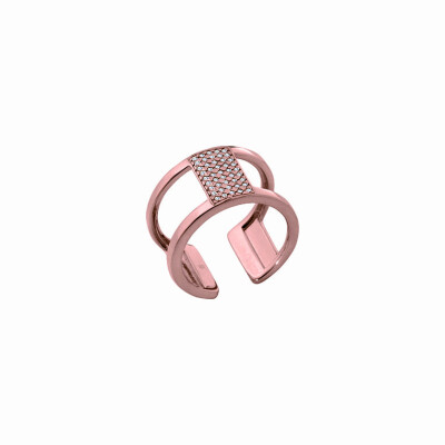  Bague Les Georgettes Les Précieuses Barrette dorée rose, taille 52 