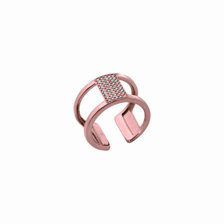  Bague Les Georgettes Les Précieuses Barrette dorée rose, taille 54 