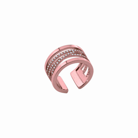  Bague Les Georgettes Les Précieuses Liens dorée rose, taille 52 