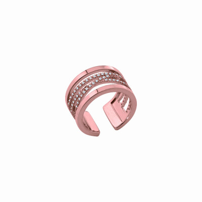  Bague Les Georgettes Les Précieuses Liens dorée rose, taille 54 