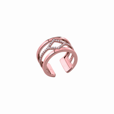  Bague Les Georgettes Les Précieuses Losange dorée rose, taille 54 