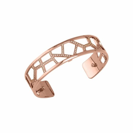 Bracelet manchette Les Georgettes Les précieuses Girafe doré rose, 14mm