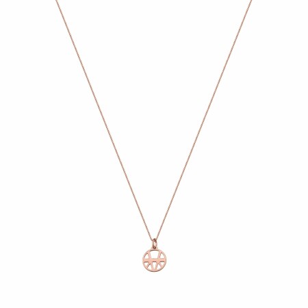  Pendentif Les Georgettes Les Essentielles Ibiza doré rose, 16mm 