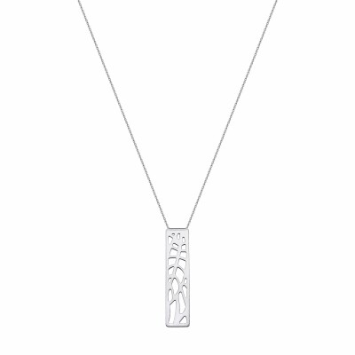  Pendentif Les Georgettes Les Essentielles Fougères argenté, 60mm 