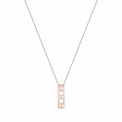  Pendentif Les Georgettes Les Essentielles Infini doré rose, 40mm 