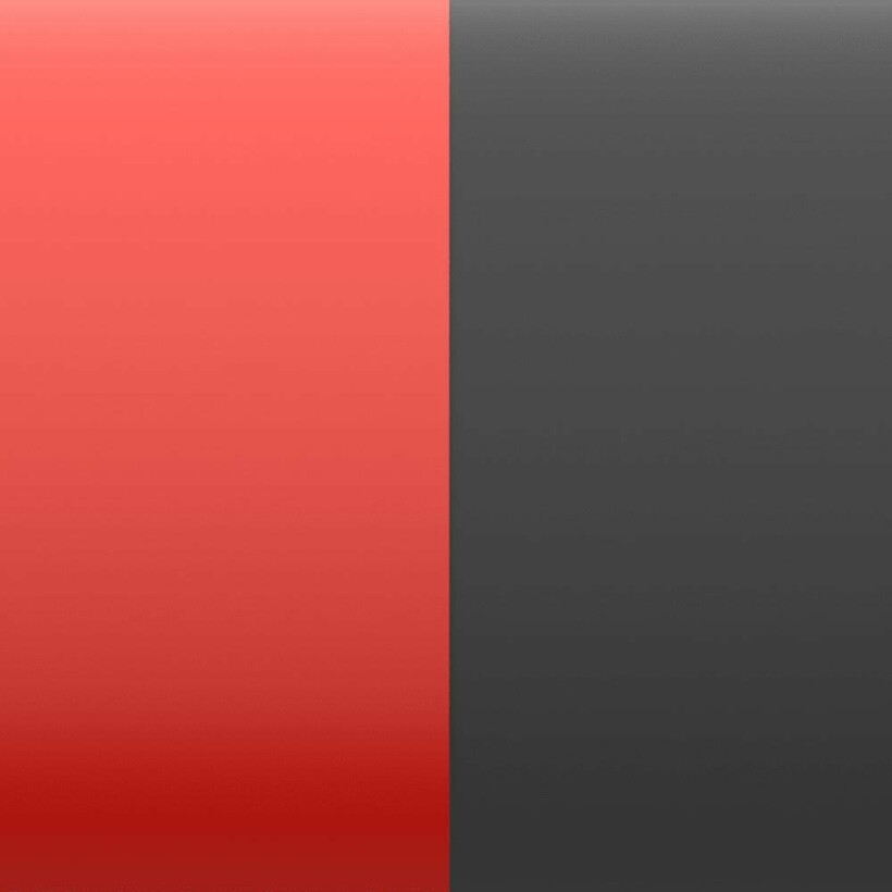  Cuir pour pendentif Les Georgettes rouge vernis / noir, 16mm 