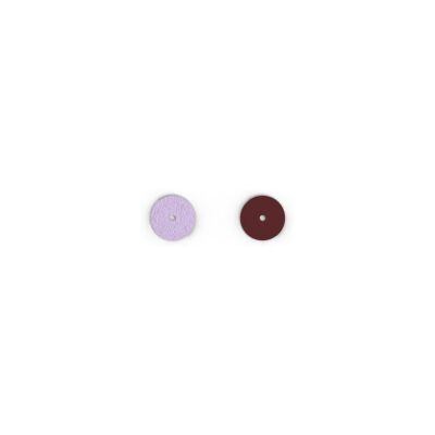 Cuir pour colliers et joncs Les Georgettes Lavande Métallisée / Violette Sauvage