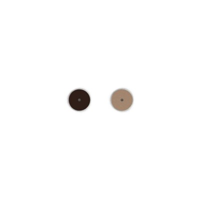 Cuir pour collier Les Georgettes Marron Glacé / Mocha, 16mm