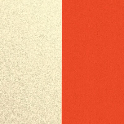 Cuir Les Georgettes satin doré / capucine, 25X10mm