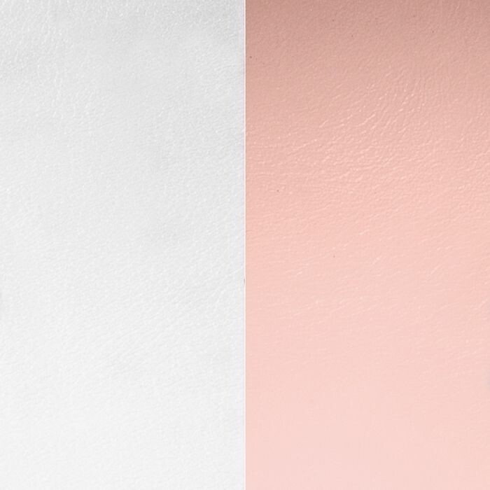  Cuir pour pendentif Les Georgettes rose clair / gris clair, 60mm 