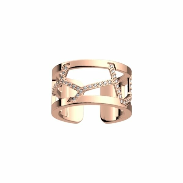 Bague Les Georgettes Les Precieuses Girafe dorée rose, taille 60