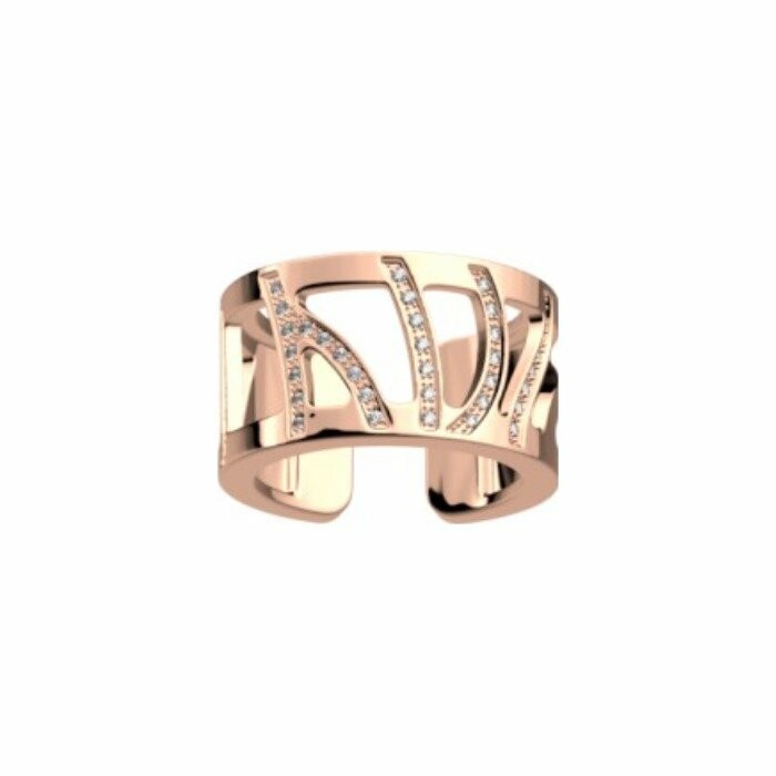 Bague Les Georgettes Les Precieuses Perroquet dorée rose, taille 60