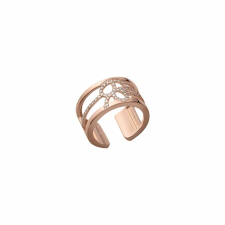 Bague Les Georgettes Les Précieuses Pétales dorée rose, taille 54