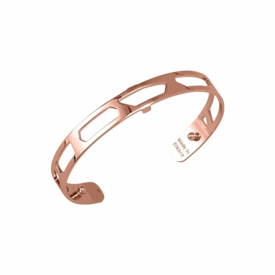 Bracelet manchette Les Georgettes Les Essentielles Girafe doré rose, 8mm