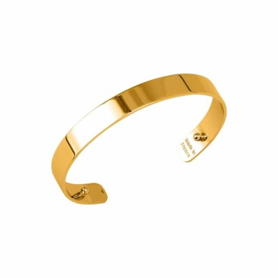 Bracelet manchette Les Georgettes Les Essentielles Bandeau doré, 14mm