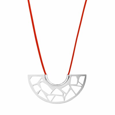 Pendentif Les Georgettes Les Essentielles Girafe argenté, 100mm
