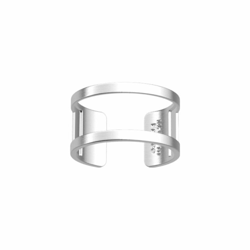 Bague Les Georgettes for Men Double argentée, taille S (60)