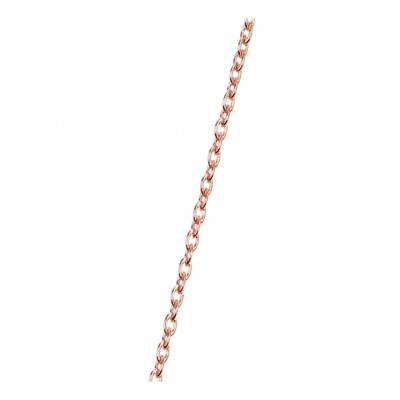 Chaîne Les Georgettes Les Essentielles Gourmette dorée rose, 50/53cm