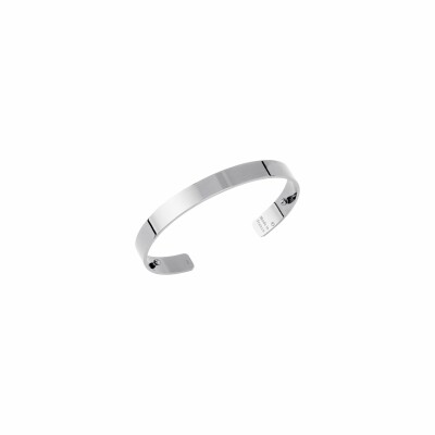 Bracelet manchette Les Georgettes for Men Bandeau argenté, 14mm