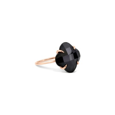 Bague Morganne Bello Victoria en or rose et onyx