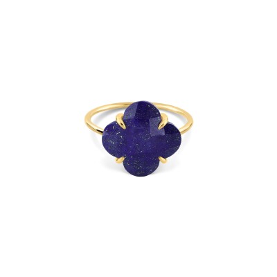 Bague Morganne Bello Victoria en or jaune et lapis lazuli