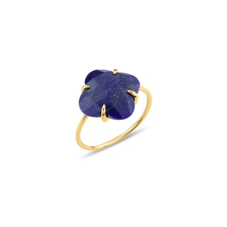 Bague Morganne Bello Victoria en or jaune et lapis lazuli