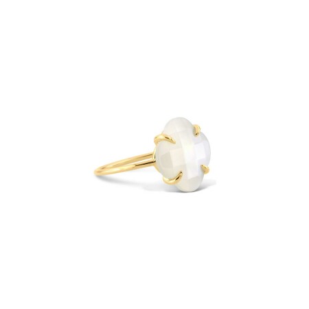 Bague Morganne Bello Victoria en or jaune et nacre