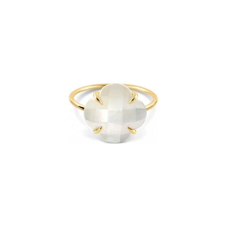 Bague Morganne Bello Victoria en or jaune et nacre