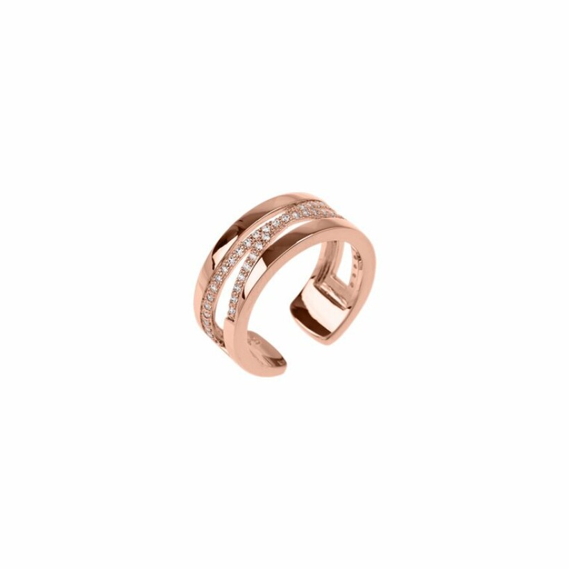 Bague Les Georgettes Les Precieuses Liens dorée rose, taille 58