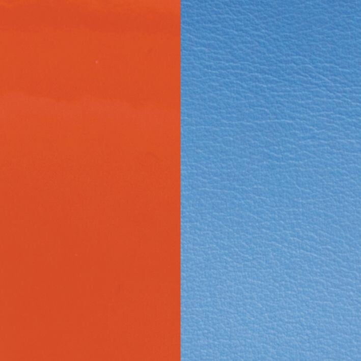 Vinyle pour jeton Les Georgettes orange vernis / bleuet, 15mm