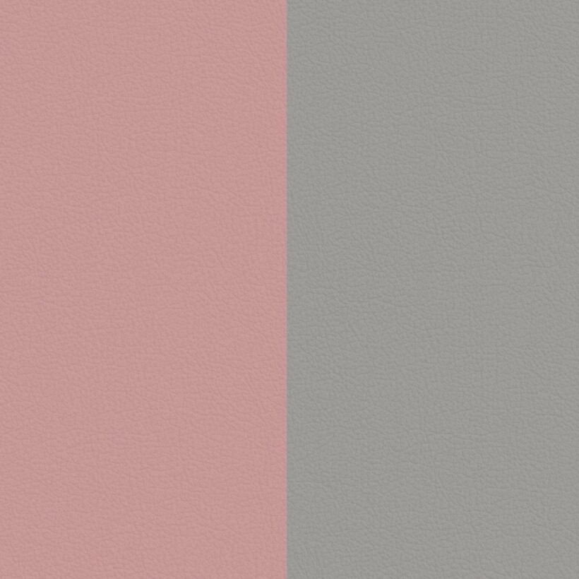 Simili pour jeton rond Les Georgettes rose clair / gris clair, 16mm