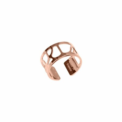 Bague Les Georgettes Les Essentielles Volute dorée rose, taille 58