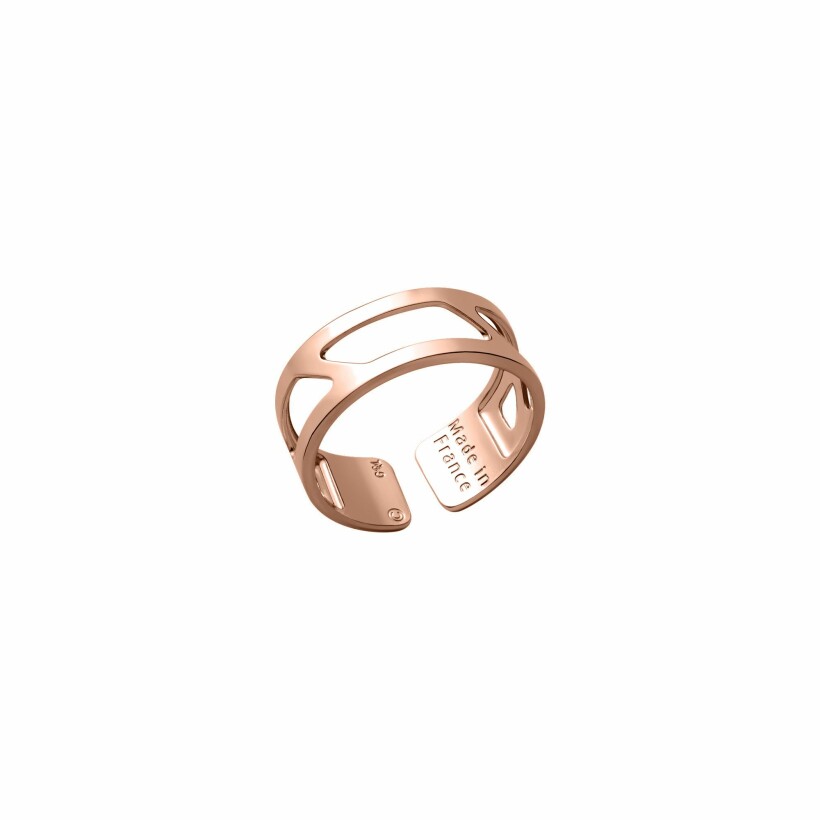 Bague Les Georgettes Les Essentielles Ruban dorée rose, taille 52