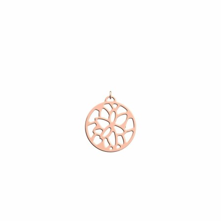 Pendentif Les Georgettes Les Essentielles Nénuphar doré rose, 25mm