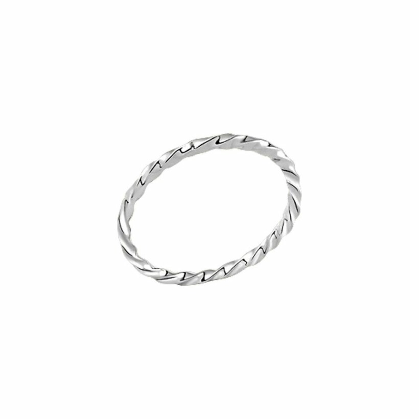 Bague Saunier Achille en argent, taille 52