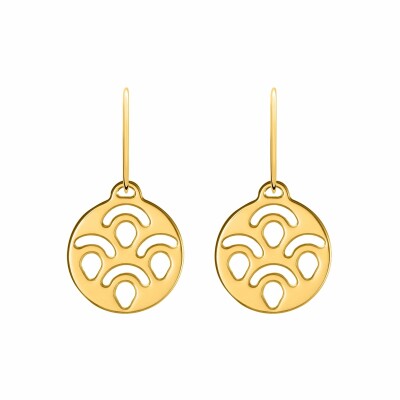 Boucles d'oreilles Les Georgettes Les Essentielles Poisson dorées, 16mm