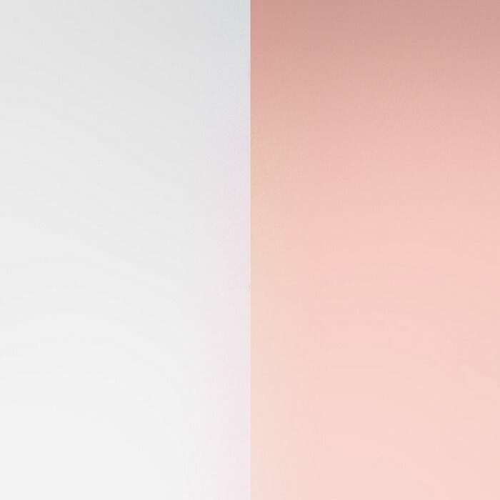 Vinyle pour bague Les Georgettes rose clair / gris clair, 8mm