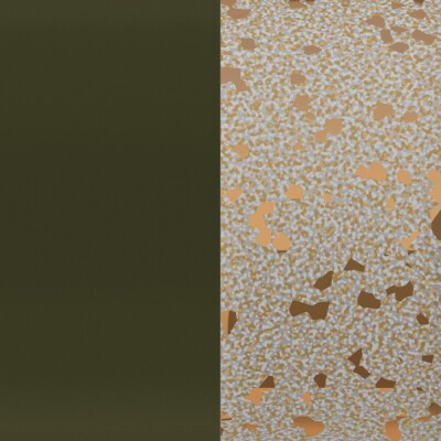 Simili cuir pour bague small Les Georgettes olivine/festival, 8mm