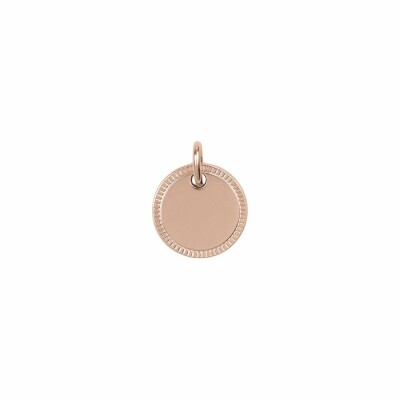 Pendentif Les Georgettes Les Cumulables, finition dorée rose, motif small