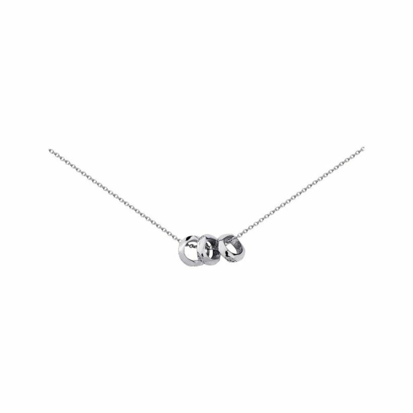 Collier Saunier Facette en argent