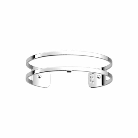 Bracelet manchette Les Georgettes Les Essentielles Pure argenté, 14mm