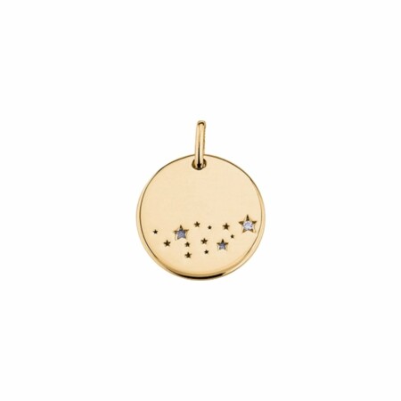 Pendentif Saunier Constellation en plaqué or