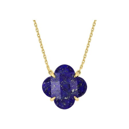 Collier Morganne Bello Victoria en or jaune et lapis lazuli