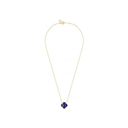 Collier Morganne Bello Victoria en or jaune et lapis lazuli