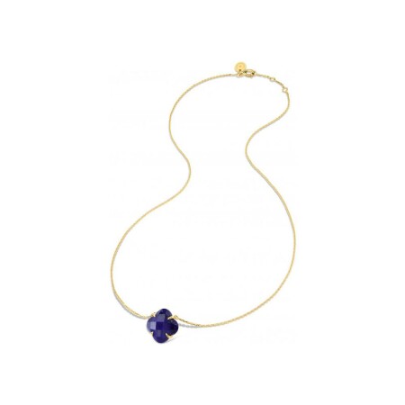 Collier Morganne Bello Victoria en or jaune et lapis lazuli