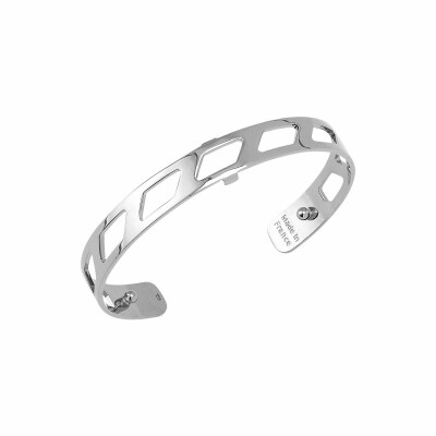 Bracelet manchette Les Georgettes Les Essentielles + Ruban argenté, 8mm