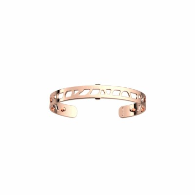 Bracelet manchette Les Georgettes Les Essentielles Perroquet doré rose, 8mm